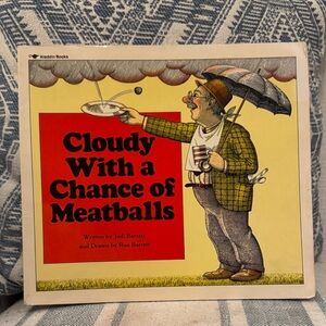 🌀2/$6🌀Cloudy With a Chance of Meatballs Book, 1978